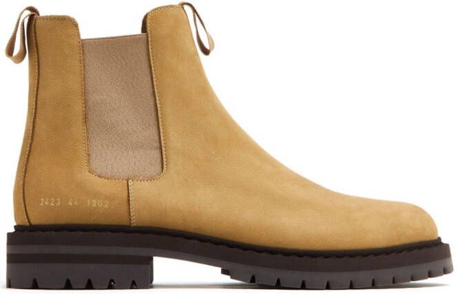 Common Projects suede chelsea boots Neutrals