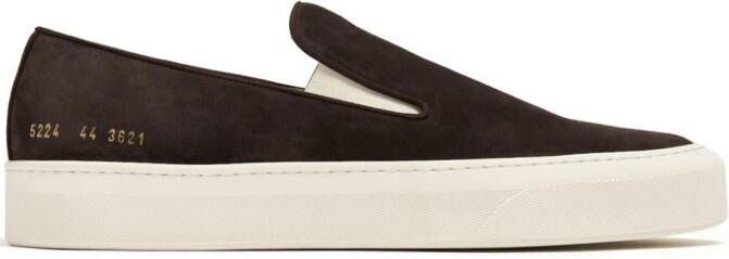 Common Projects suede slip-on sneakers Brown