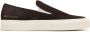 Common Projects suede slip-on sneakers Brown - Thumbnail 1