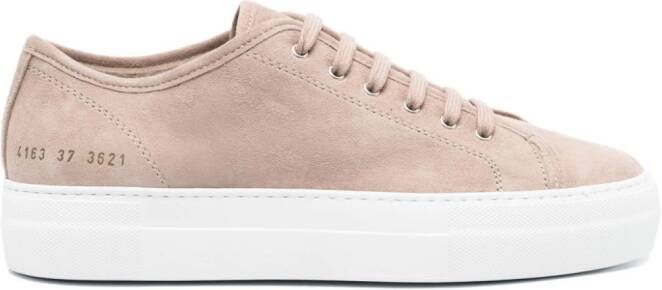 Common Projects Tournament suede sneakers Brown