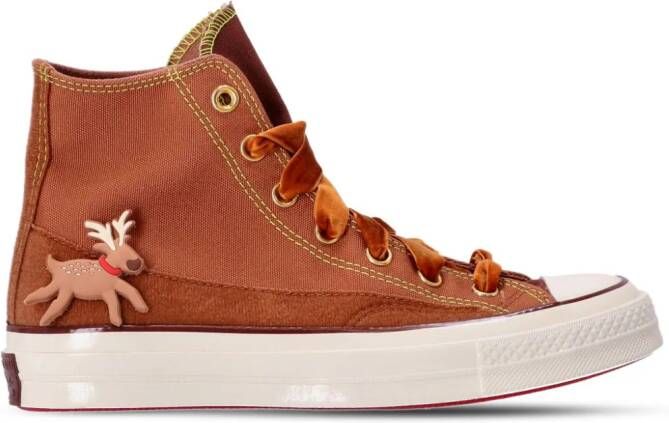 Converse Christmas Chuck 70 lace-up sneakers Brown