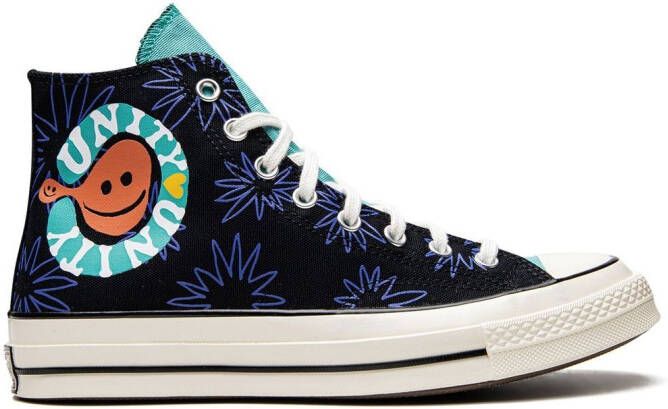 Converse Chuck 70 high-top "Black Washed teal" sneakers