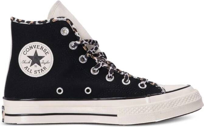 Converse Chuck 70 leopard-print sneakers Black