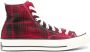 Converse Chuck 70 plaid hi-top sneakers Red - Thumbnail 1
