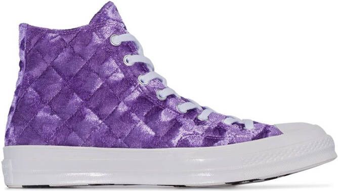 Converse Chuck 70 Hi "Quilted Velvet" sneakers Purple