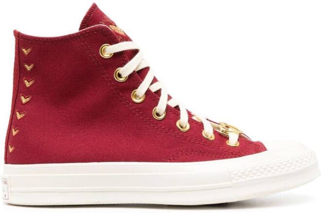Converse Chuck Taylor All Star Hearts high-top sneakers Red