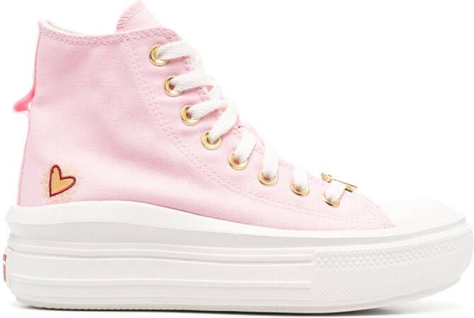 Converse Chuck Taylor All Star Move Platform Hearts sneakers Pink