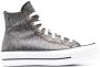 Converse Chuck Taylor glitter platform sneakers Silver - Thumbnail 7