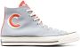 Converse lace-up high-top sneakers Blue - Thumbnail 1