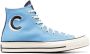 Converse lace-up high-top sneakers Blue - Thumbnail 1