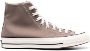 Converse logo-patch high-top sneakers Brown