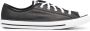 Converse logo-patch lace-up leather sneakers Black - Thumbnail 1