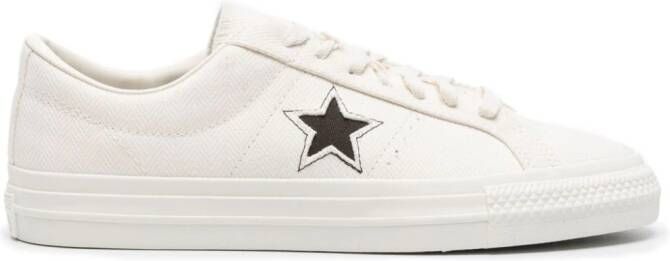 Converse One Star lace-up sneakers White