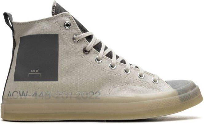 Converse x A-COLD-WALL* Chuck 70 Hi Pave t sneakers Neutrals