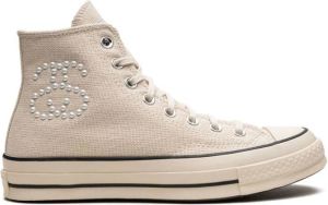 Converse x Stussy Chuck 70 High "Fossil" sneakers Neutrals