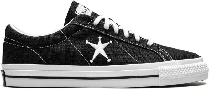 Converse x Stüssy One Star OX Low "Black White" sneakers