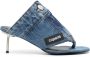 Coperni 70mm denim sandals Blue - Thumbnail 1