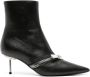 Coperni Zip 60mm leather ankle boots Black - Thumbnail 1