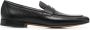 Corneliani grained-texture leather loafers Black - Thumbnail 1