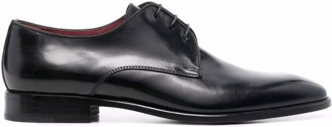 Corneliani leather derby shoes Black