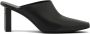 Courrèges 70mm square-toe leather mules Black - Thumbnail 1