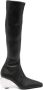 Courrèges Circle 90mm faux-leather knee-high boots Black - Thumbnail 1