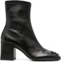 Courrèges Heritage 70mm leather ankle boots Black - Thumbnail 1