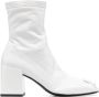 Courrèges Heritage 70mm leather boots White - Thumbnail 1