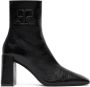 Courrèges Heritage leather ankle boots Black - Thumbnail 1