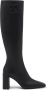 Courrèges Heritage leather knee-high boots Black - Thumbnail 1