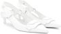 Courrèges Racer leather pumps White - Thumbnail 1