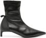 Courrèges Scuba 45mm leather boots Black - Thumbnail 1