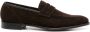 Crockett & Jones almond-toe suede loafers Brown - Thumbnail 1