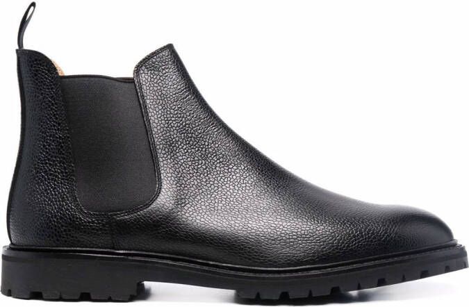 Crockett & Jones leather Chelsea boots Black