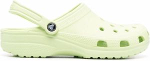 Crocs perforated slingback slides Green