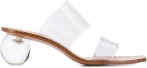 Cult Gaia Jila 55mm sandals White