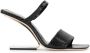 Cult Gaia Rene cut-out heel sandals Black - Thumbnail 1