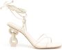 Cult Gaia Zadie 95mm strappy sandals White - Thumbnail 1