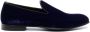 D4.0 Fodera slip-on velvet loafers Purple - Thumbnail 1