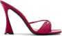 D'ACCORI Lust 100mm crossover-strap mules Red - Thumbnail 1