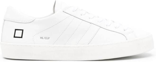 D.A.T.E. Hill logo-embossed leather sneakers White