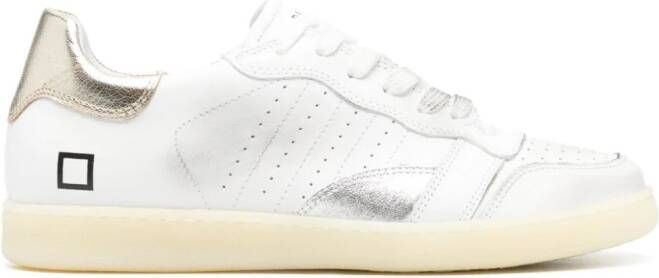 D.A.T.E. panelled leather sneakers White