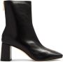 Dear Frances Cube 70mm leather ankle boots Black - Thumbnail 1