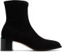 Dear Frances Iris 50mm suede ankle boots Black - Thumbnail 1