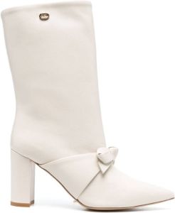 Dee Ocleppo bow-detail mid-calf boots Neutrals