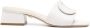 Dee Ocleppo Dizzy 35mm leather mules White - Thumbnail 1
