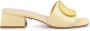 Dee Ocleppo Dizzy 35mm leather mules Yellow - Thumbnail 1