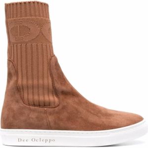 Dee Ocleppo elasticated-panel boots Brown