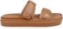 Dee Ocleppo Finland II double-strap slides Brown - Thumbnail 1