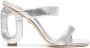 Dee Ocleppo Jamaica 90mm leather sandals Silver - Thumbnail 1